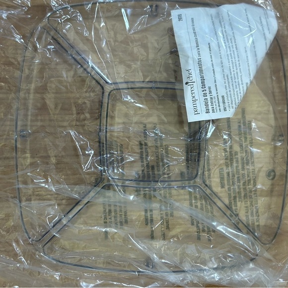 Pampered Chef Multi-Section Serving Tray - Picture 2 of 2